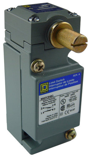 Switch Limit N.O./N.C. SPDT Side Lever Arm Screw Mount 1.2A 600VAC 600VDC Rotary Screw Clamp - 9007C54B2