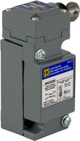 Limit Switch, Heavy Duty, Vert. Roller, Side Plunger, Snap Action 1NO-1NC, 10A - 9007C54F