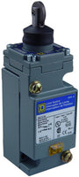 Heavy Duty Limit Switch, Plunger, Roller, 2NC/2NO, 10A at 600V AC, Actuator Location: Top - 9007C62D