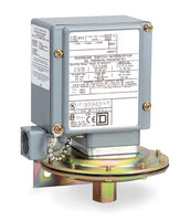 Pressure Switch, Standard, SPDT, 1 Ports, 1/4-18' NPT, 0.2 to 10 psi Range, Aluminum - 9012GAW1Z