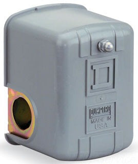 Pressure Switch, Water, 40 to 20 PSI, Reverse Action, Pumptrol Series - 9013FRG2J23M5