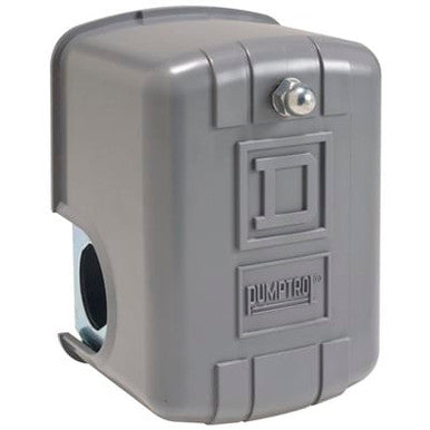 Pressure Switch, (1) Port, 1/4 in FNPS, DPST, 25 to 80 psi, Standard Action - 9013FYW2J21Q8