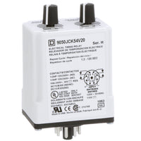 Time Delay Relay Type 9050; Repeat Cycle-Off; DPDT; 120VAC/110VDC; JCK Series - 9050JCK54V20