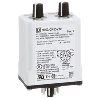 Time Delay Relay Type 9050; Repeat Cycle-Off; DPDT; 120VAC/110VDC; JCK Series - 9050JCK55V20