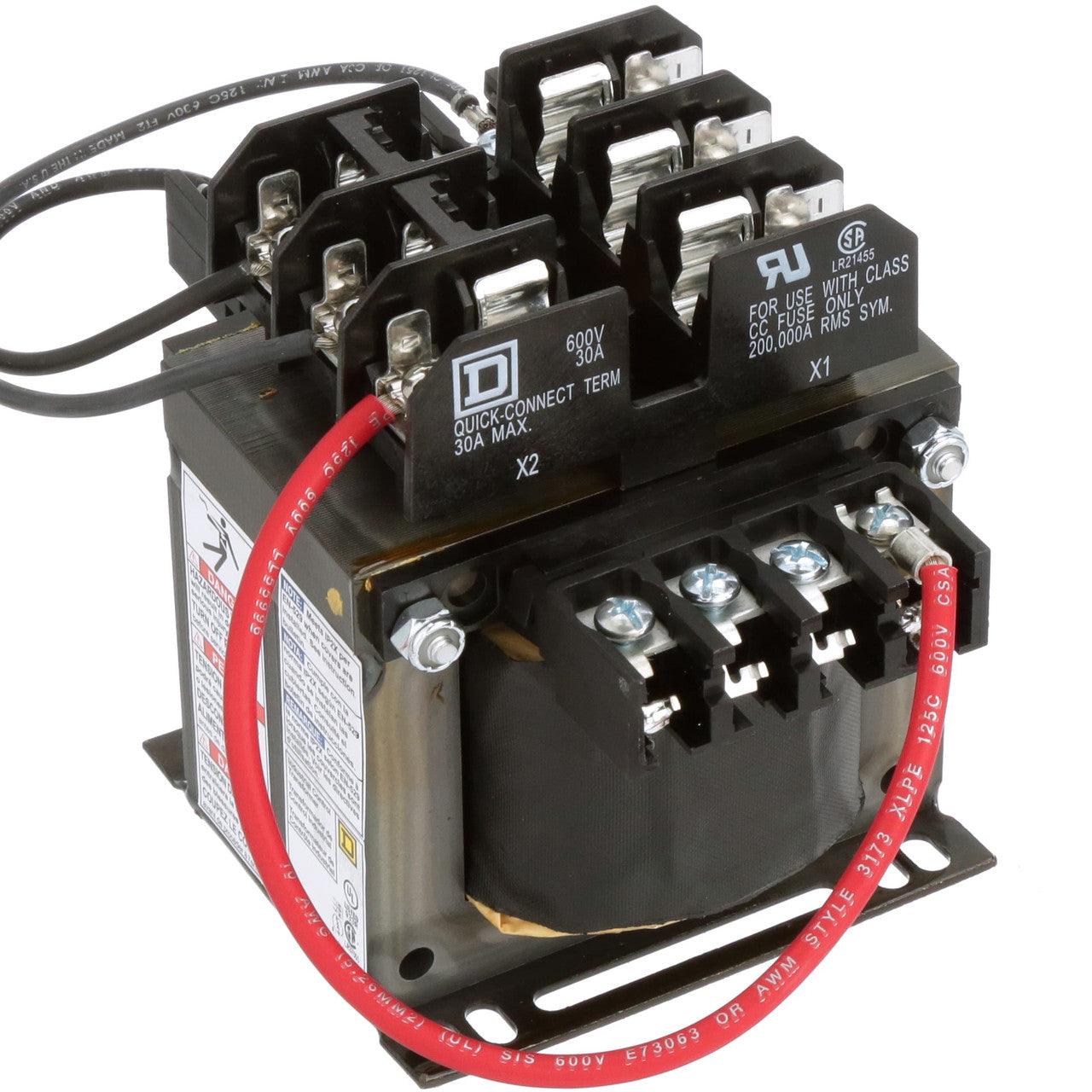 Transformer; 250 VA; 220/440, 230/460, 240/480 V; 110, 115, 120 V; 50/60 Hz - 9070TF250D1