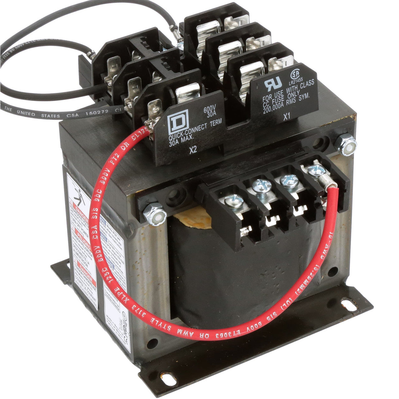 Transformer; 500 VA; 220/440, 230/460, 240/480 V; 110, 115, 120 V; 50/60 Hz - 9070TF500D1