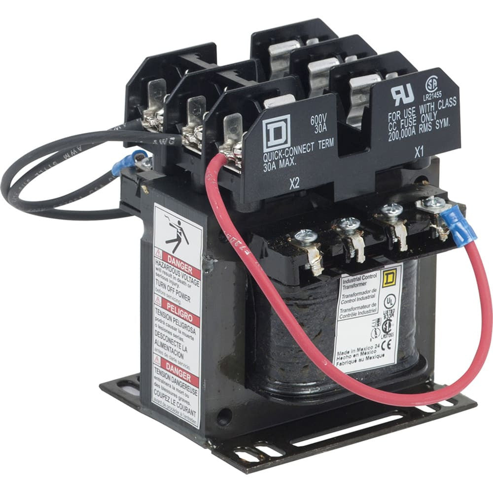 1PH 50/60HZ Multitap General Purpose Type W/top Mtd Fuse Blocks Slotted Mtg Holes - 9070TF50D20