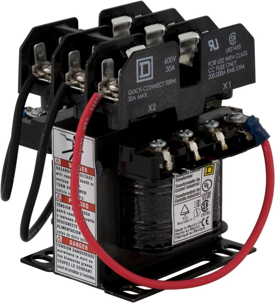 Transformer Control 50VA 208V-120V | Square D 9070TF50D3 - 9070TF50D3
