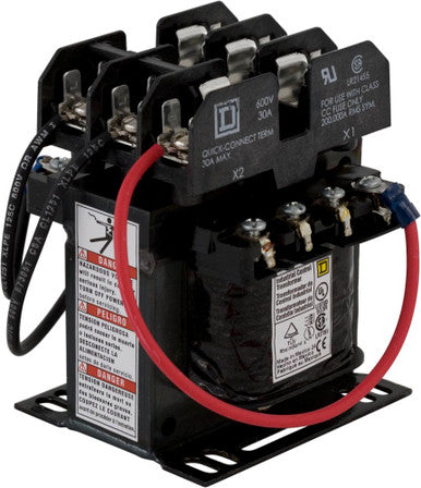 Transformer 75VA 240/480VAC Primary 120VAC Secondary Panel Mount 9070 Series - 9070TF75D1