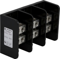 Power Distribution Block, Open, 3 Pole, 620 A Copper, 600 V AC/DC, Surface Mount - 9080LBA365202