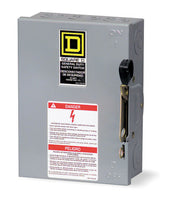 Fusible, Safety Switch, General Duty, 240 V, 2PST, NEMA 1 - D211N