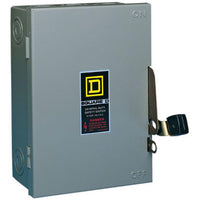 30A D Series Indoor Cartridge Fusible Safety Switch With Neutral - D221NCP