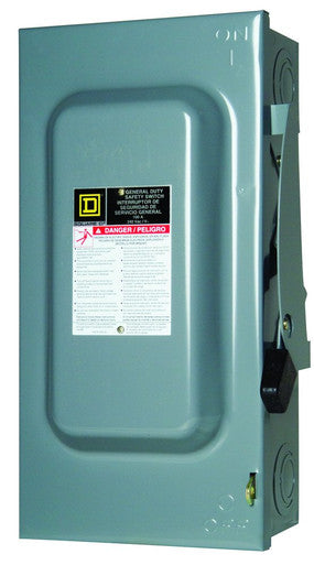 Fusible, Safety Switch, General Duty, 240 V, 2PST - D223N