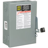 Switch Fusible Gd 240V 30A 3P NEMA1 | Square D D321N - D321N