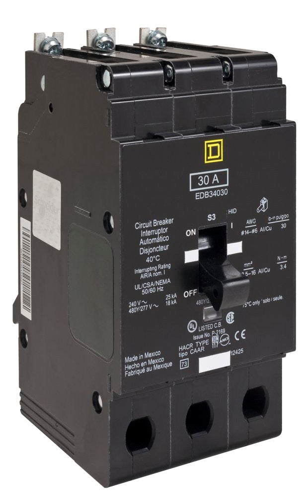 Miniature Circuit Breaker 480Y/277V 90A | Square D EJB34090 - EJB34090