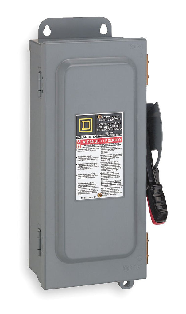 Switch Fusible Hd 240V 400A 2P NEMA12 | Square D H225NAWK - H225NAWK