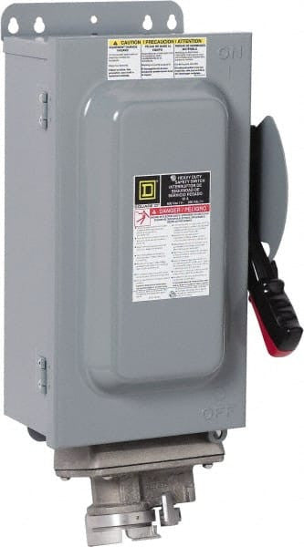 Switch Fusible Hd 30A /cr-hi Receptacle | Square D H361AWC - H361AWC