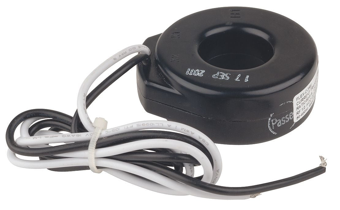Solid Core Current Transformer, 0 to 100A, 0 to 5A, 4 ft 18 AWG Leads - HDMCT100S1