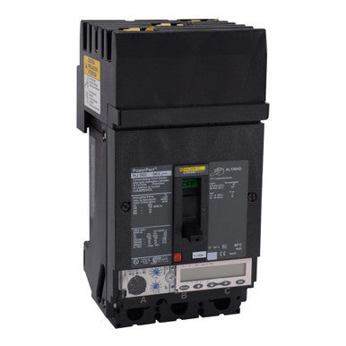 Molded Case Circuit Breaker, POWERPACT H Series, 60A, 3 Pole, 600V AC, 100kA at 240V AC - HJA36060U43X