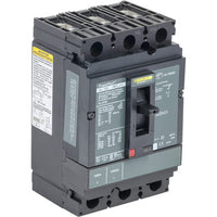 Molded Case Circuit Breaker, POWERPACT H Series, 90A, 3 Pole, 600V AC, 125kA at 240V AC - HLL36090