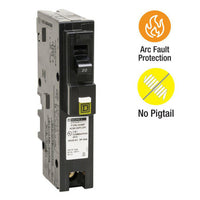 Homeline 20A Single-Pole CAFCI Plug-On Neutral Combination Arc Fault Breaker - HOM120PCAFIC