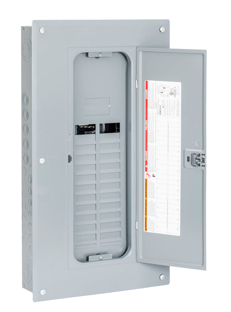 Load Center, HOM, 20 Spaces, 125A, 120/240V AC, PoN Convertible Main Lug, 1 Phase - HOM2040L125PC