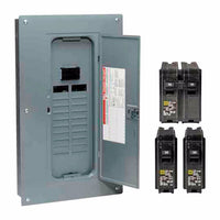 Load Center, 20 Spaces, 100A, 120/240V AC, PoN Convertible Main Breaker, 1 Phase - HOM2040M100PQCV