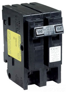 Miniature Circuit Breaker, HOMELINE Series, 100A, 2 Pole, 240V AC, 10kA at 240V AC - HOM2100