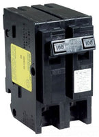 Miniature Circuit Breaker, HOMELINE Series, 100A, 2 Pole, 240V AC, 10kA at 240V AC - HOM2100