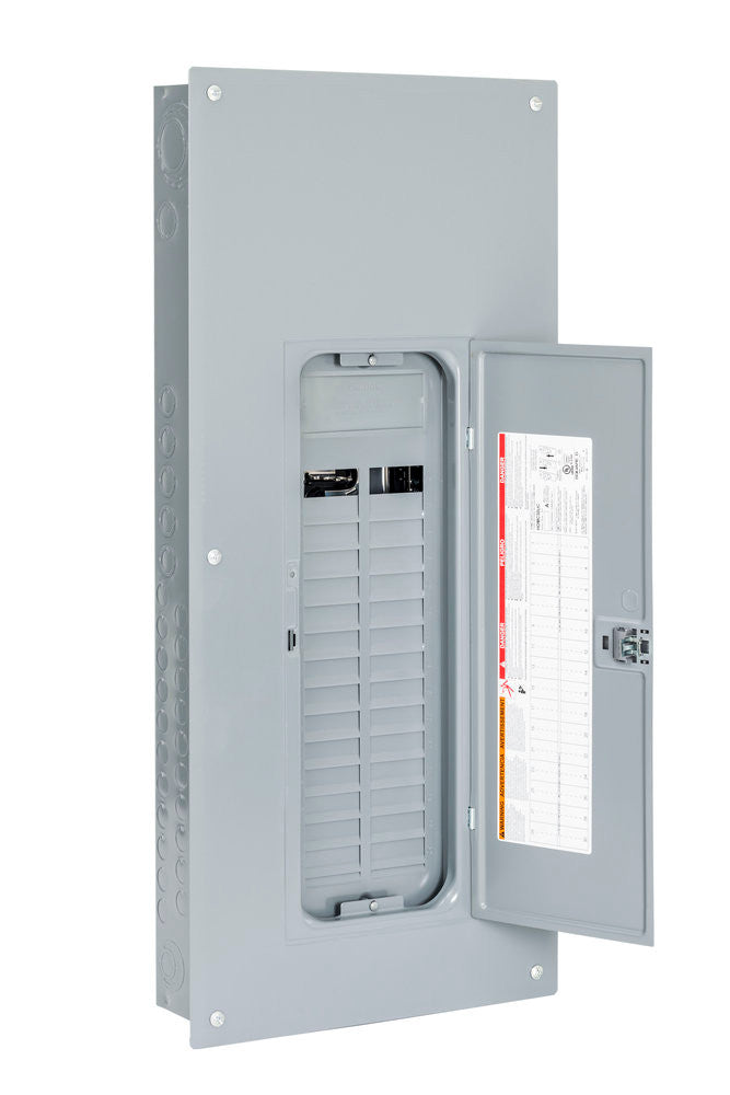 Homeline 225A 30-Space 60-Circuit Indoor Plug On Neutral Main Lug Load Center with Ground Bar - HOM3060L225PGC