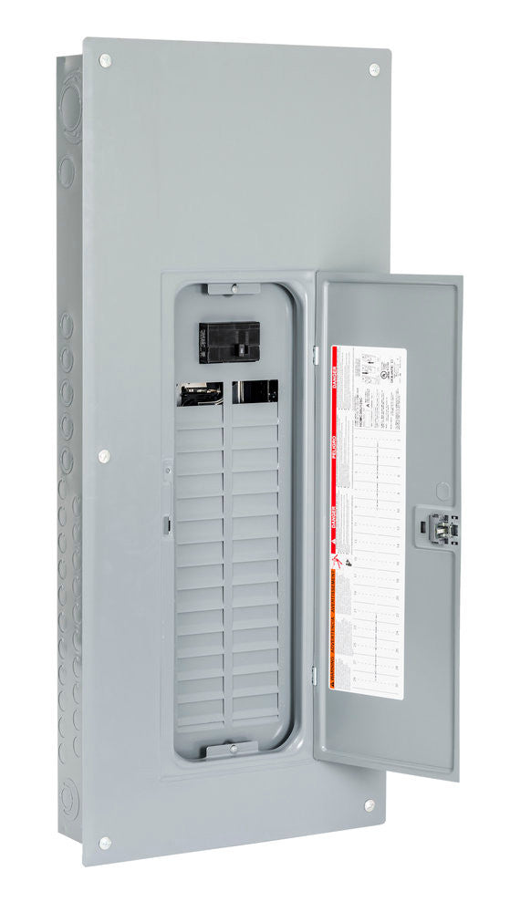 Load Center, HOM, 30 Spaces, 125A, 120/240V AC, PoN Convertible Main Breaker, 1 Phase - HOM3060M125PC