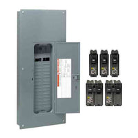 HomeLine 200 amps 120/240 V 30 space 60 circuits Wall Mount Load Center Main Breaker Kit - HOM3060M200PQCV