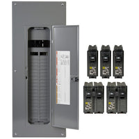 Homeline 200A 40-Space 80-Circuit Indoor Value Pack Plug-On Neutral Load Center - HOM4080M200PCVP