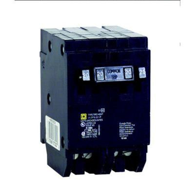 Homeline 20A/20A/20A Double-Pole Standard Trip Quad Tandem Circuit Breaker - HOMT2020220CP