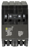 Homeline 20A/20A/30A Double-Pole Standard Trip Quad Tandem Circuit Breaker - HOMT2020230CP