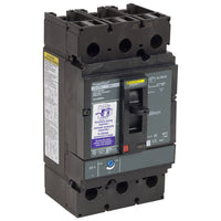Molded Case Circuit Breaker, POWERPACT J Series, 200A, 3 Pole, 600V AC, 25kA at 240V AC - JDL36200LY