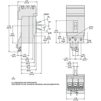 Molded Case Circuit Breaker, POWERPACT J Series, 175A, 2 Pole, 600V AC, 65kA at 240V AC - JGA261751