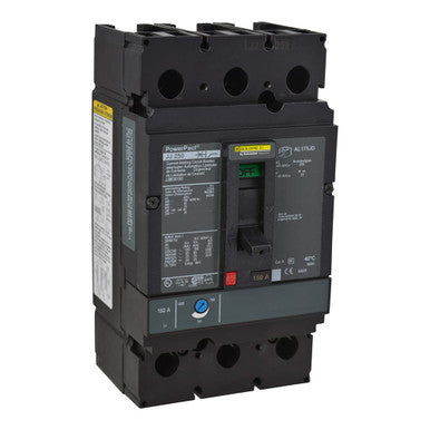 Molded Case Circuit Breaker, POWERPACT J Series, 200A, 3 Pole, 600V AC, 100kA at 240V AC - JJM36200