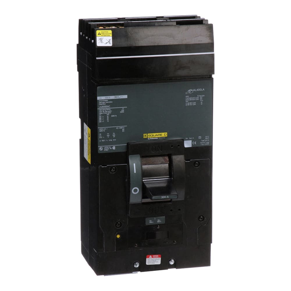 Molded Case Circuit Breaker, LEGACY MCCB Series, 400A, 3 Pole, 600V AC, 65kA at 240VAC - LHP36400MB