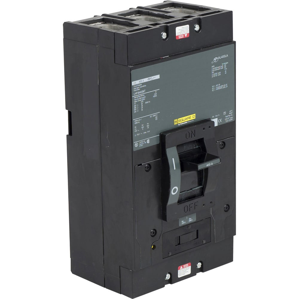 Molded Case Circuit Breaker, LEGACY MCCB Series, 400A, 3 Pole, 600V AC, 65kA at 240VAC - LHP36400MT