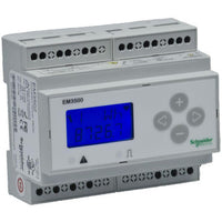 PowerLogic EM3500 DIN rail meter - Modbus 2 quadrant - flexible transducer | Schneider Electric METSEEM3550A - METSEEM3550A
