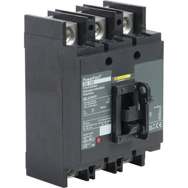 Molded Case Circuit Breaker, POWERPACT Q Series, 100A, 3 Pole, 240V AC, 10kA at 240V AC - QBL32100YP