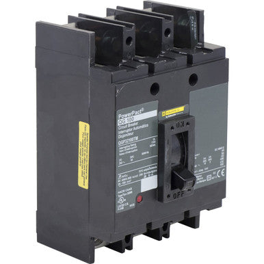 Molded Case Circuit Breaker, POWERPACT Q Series, 80A, 3 Pole, 240V AC, 65kA at 240V AC - QGP32080TM