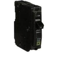 Miniature Circuit Breaker, QO Series, 20A, 1 Pole, 120/240V AC, 65kA at 120V AC - QH120