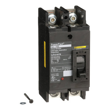 Molded Case Circuit Breaker, POWERPACT Q Series, 125A, 2 Pole, 240V AC, 100kA at 240V AC - QJP22125TM