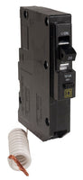 Miniature Circuit Breaker, QO Series, 15A, 1 Pole, 120/240V AC, 10kA at 120V AC, B Curve - QO115EPD