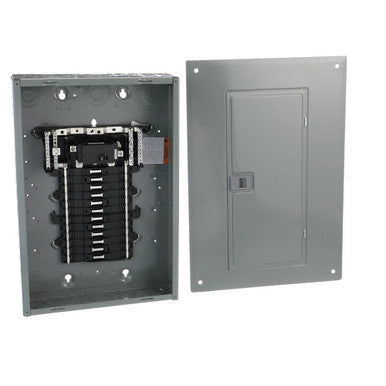 Load Center, QO, 24 Spaces, 100A, PoN Convertible Main Breaker, 1 Phase - QO124M100PCVP
