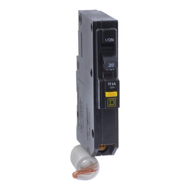 Miniature Circuit Breaker, QO Series, 30A, 1 Pole, 120V AC, 22kA at 120V AC, A Curve - QO130VHGFI