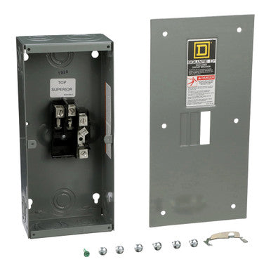 Circuit Breaker Enclosure, QO, 2 Spaces, 100A, 240V, 1 Phase - QO2100BNF