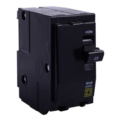 Miniature Circuit Breaker, QO Series, 10A, 2 Pole, 120/240V AC, 10kA at 120/240V AC - QO2105237
